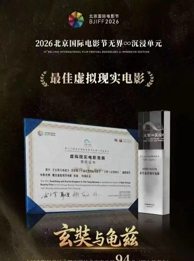 西影《玄奘与龟兹》XR电影五一上映，单座椅日均产值573元 | 资讯配图